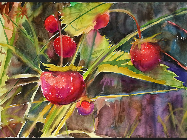 Aroma of wild strawberries